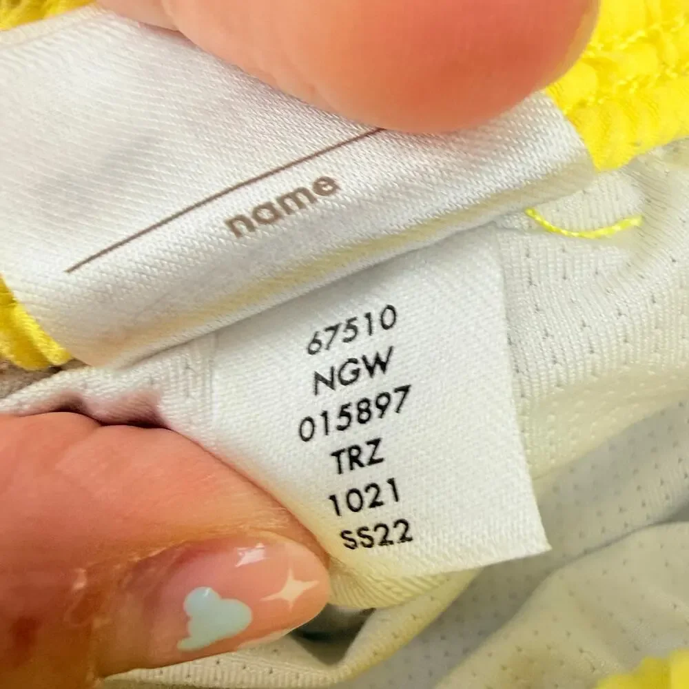 Hanna Andersson Blue Cabana Stripe Swim Shorts, 3T - Picture 4 of 5